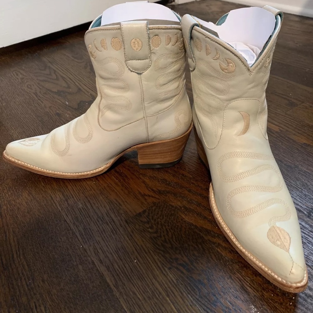 PSKAUFMAN SNAKE junction eastern ANKLE BOOT 7.5 - Picture 3 of 7